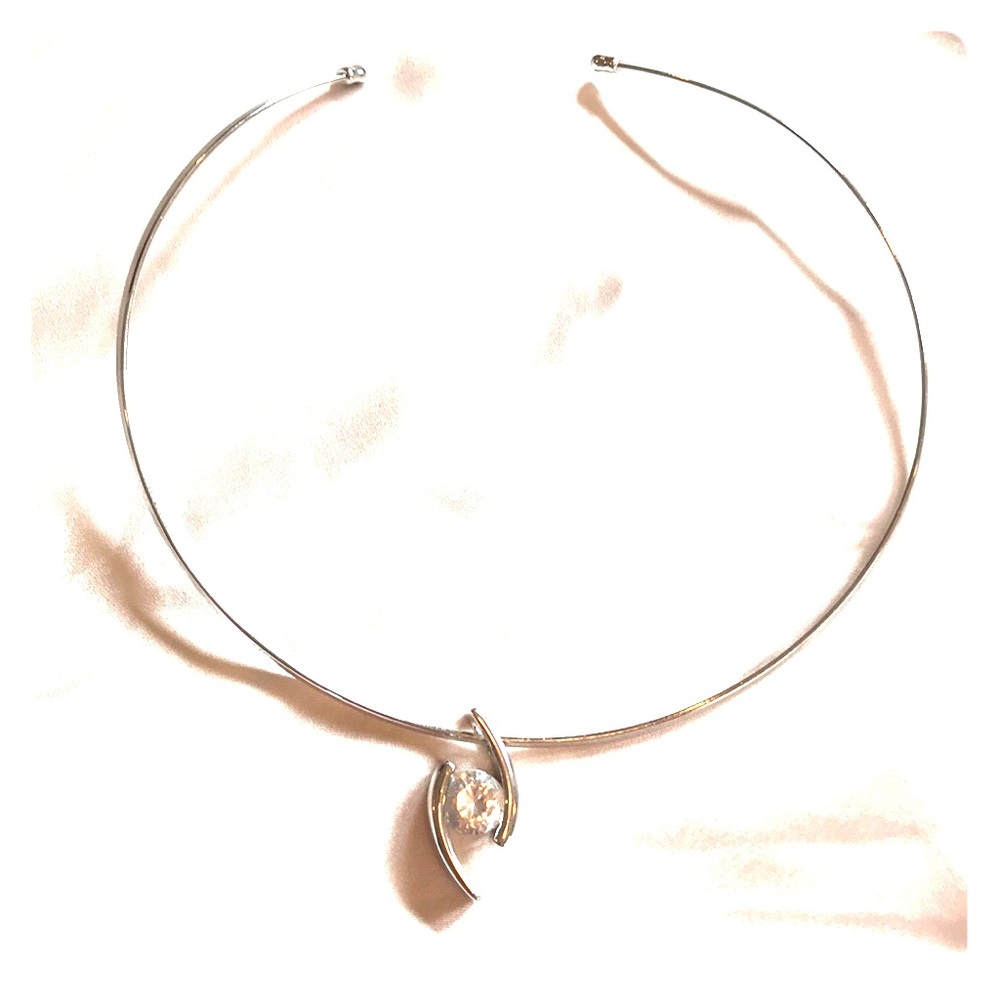 Cubic Zirconia Pendant Necklace